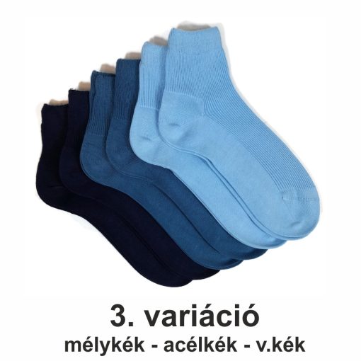 6 (!) pár (35-36 méret) 100% pamut félbokazokni -> AMÍG A KÉSZLET TART!!