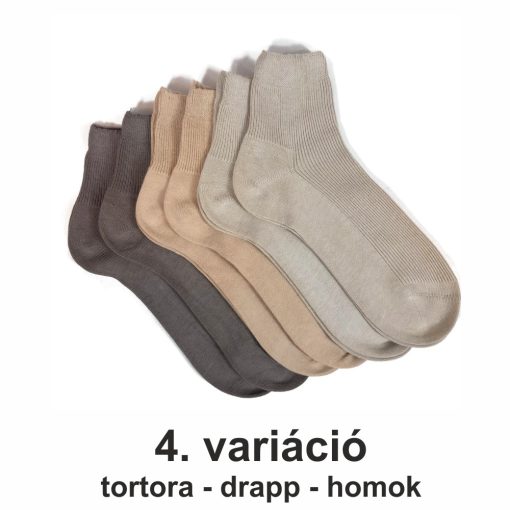 6 (!) pár (35-36 méret) 100% pamut félbokazokni -> AMÍG A KÉSZLET TART!!