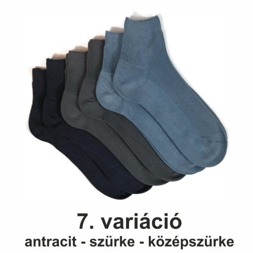 6 (!) pár (35-36 méret) 100% pamut félbokazokni -> AMÍG A KÉSZLET TART!!