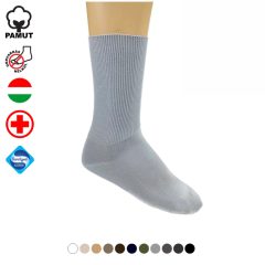   (47->52 méret) Antibakteriális gyógy - gumi nélküli - pamut bokazokni 