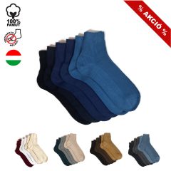   6 (!) pár (45-46 méret) 100% pamut félbokazokni -> AMÍG A KÉSZLET TART!!