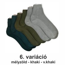 6 (!) pár (45-46 méret) 100% pamut félbokazokni -> AMÍG A KÉSZLET TART!!