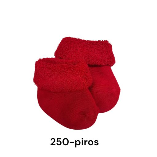 (13-14 méret-újszülött) PLÜSS pamut bokazokni -> UTOLSÓ PÁRAK!!