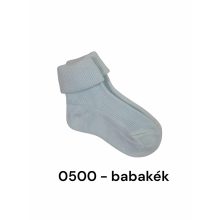 (17->20 méret) 100% pamut visszahajtott baba bokazokni -> AMÍG A KÉSZLET TART!!