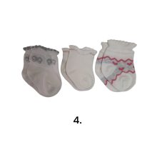 3 (!) pár (13-14 méret) vidám mintás pamut bokazokni -> AMÍG A KÉSZLET TART!!