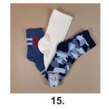 3 (!) pár (29-31 méret) vidám mintás pamut bokazokni -> AMÍG A KÉSZLET TART!!