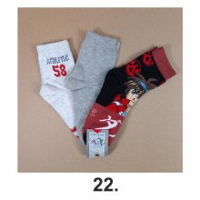 3 (!) pár (29-31 méret) vidám mintás pamut bokazokni -> AMÍG A KÉSZLET TART!!