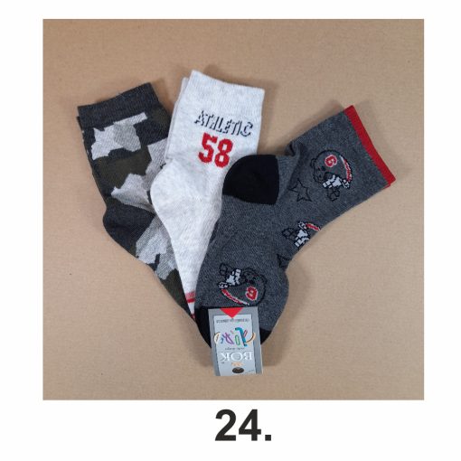 3 (!) pár (29-31 méret) vidám mintás pamut bokazokni -> AMÍG A KÉSZLET TART!!