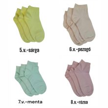 3 (!) pár (35-37 méret) pamut bokazokni -> AMÍG A KÉSZLET TART!!
