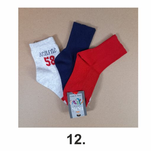 3 (!) pár (26-28 méret) vidám mintás pamut bokazokni -> AMÍG A KÉSZLET TART!!