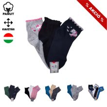 3 (!) pár (38-40 méret) vidám mintás pamut bokazokni -> AMÍG A KÉSZLET TART!!