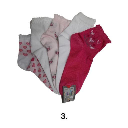 5 (!) pár (38-40 méret) vidám mintás vékony mercerezett pamut bokazokni -> AMÍG A KÉSZLET TART!!