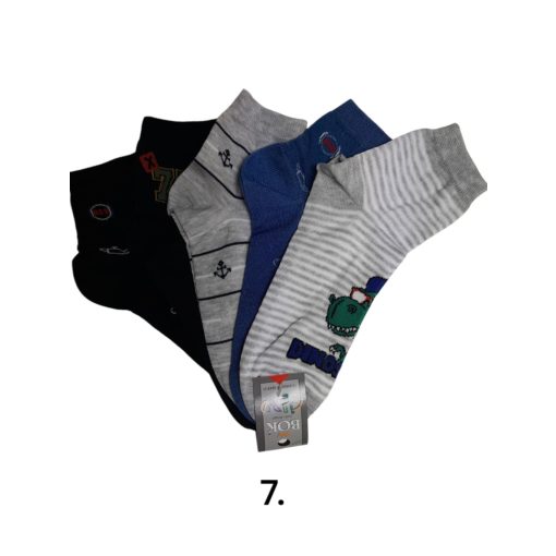 5 (!) pár (38-40 méret) vidám mintás vékony mercerezett pamut bokazokni -> AMÍG A KÉSZLET TART!!