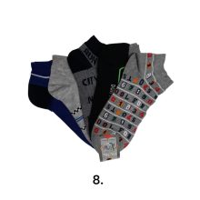 5 (!) pár (38-40 méret) vidám mintás vékony mercerezett pamut bokazokni -> AMÍG A KÉSZLET TART!!