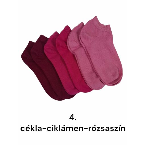 6 (!) pár (28->33 méret) Klasszikus pamut titokzokni -> AMÍG A KÉSZLET TART!!