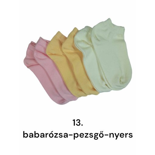 6 (!) pár (28->33 méret) Klasszikus pamut titokzokni -> AMÍG A KÉSZLET TART!!