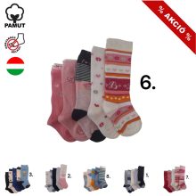 5 (!) pár (15-16 méret) pamut térdzokni -> AMÍG A KÉSZLET TART!!