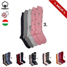 5 (!) pár pamut térdzokni (38-40-es méret) -> AMÍG A KÉSZLET TART!!