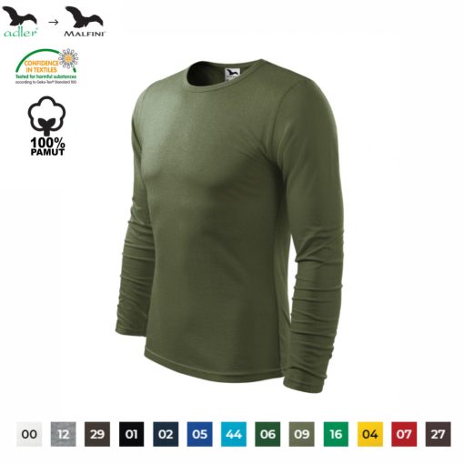 Férfi hosszú ujjú póló - FIT-T LS A119 (3XL méret)