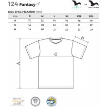 Férfi sportpóló - FANTASY A124 (S -> 3XL méret)