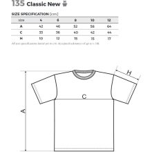 Gyerek póló (4->12 éves) - CLASSIC NEW A135