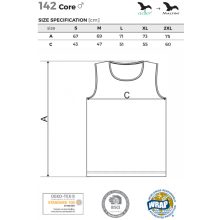 100% pamut férfi trikó - TOP CORE A142 (S -> 2XL-es méret)