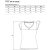 Női póló - FIT V-NECK A162 (XS -> 2XL-es méret)