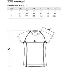 Női sportpóló - DESTINY A176 (XS -> 2XL méret)
