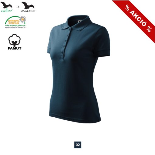 Női póló - PIQUE POLO A210 (2XL-es méret) -> AMÍG A KÉSZLET TART!!