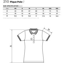 Női póló - PIQUE POLO A210 (2XL-es méret) -> AMÍG A KÉSZLET TART!!