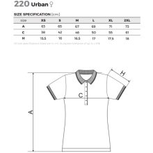 Női póló - URBAN A220 (S-es méret) -> UTOLSÓ DARAB!!