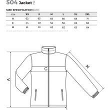 Női polár - JACKET A504 (XS -> 2XL-es méret)