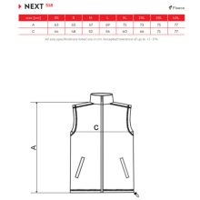 Polár mellény - NEXT A518 (3XL -> 4XL méret)