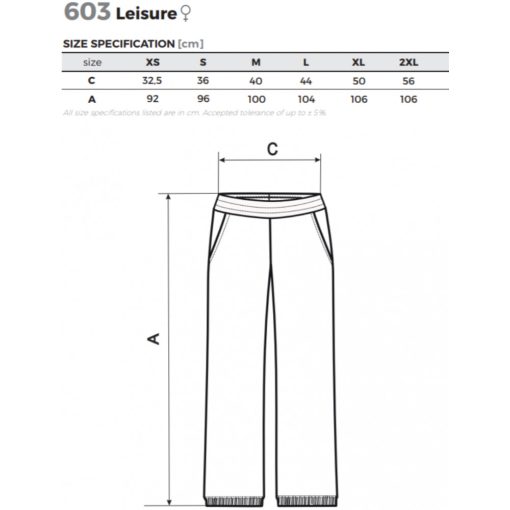 Női szabadidőnadrág - LEISURE A603 (XL-es méret) -> AMÍG A KÉSZLET TART!!