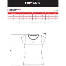 Női póló - RESIST AR02 (S -> 3XL-es méret)