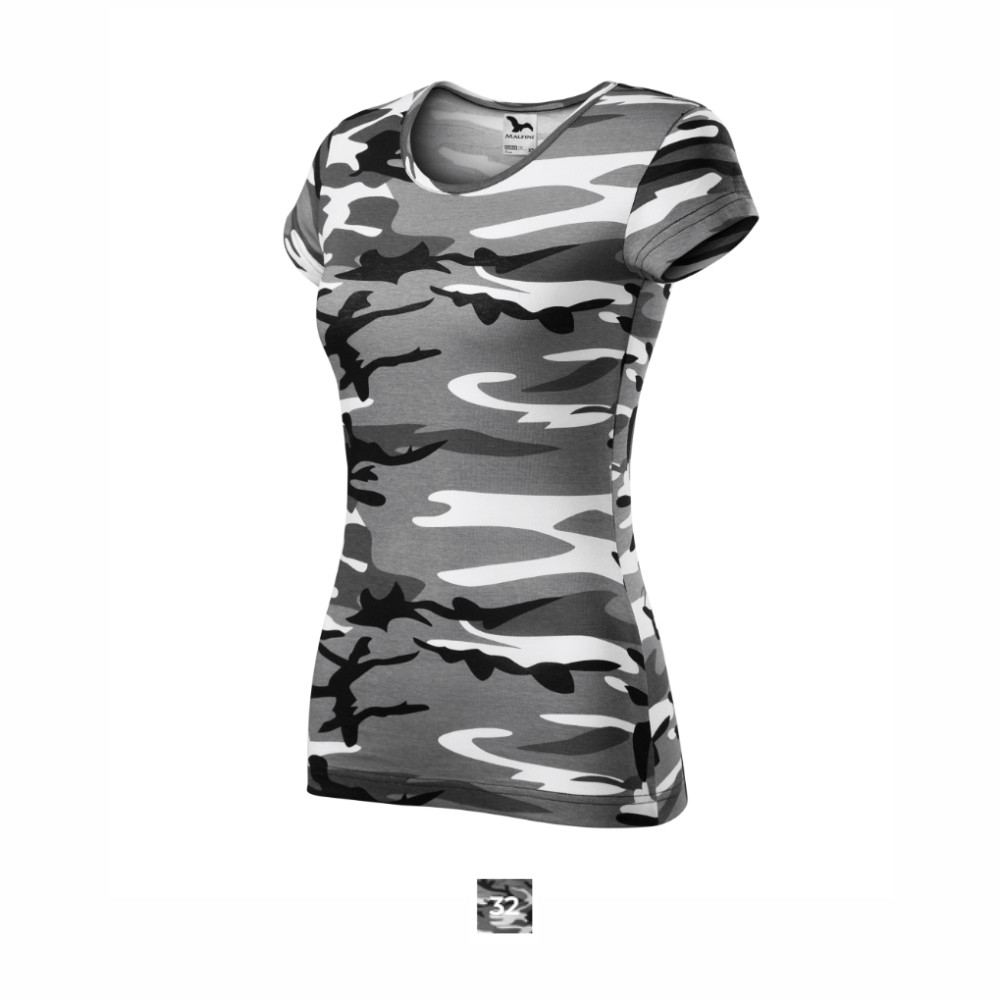 Női terepmintás póló - PURE AC22 (XS -> 2XL-es méret)
